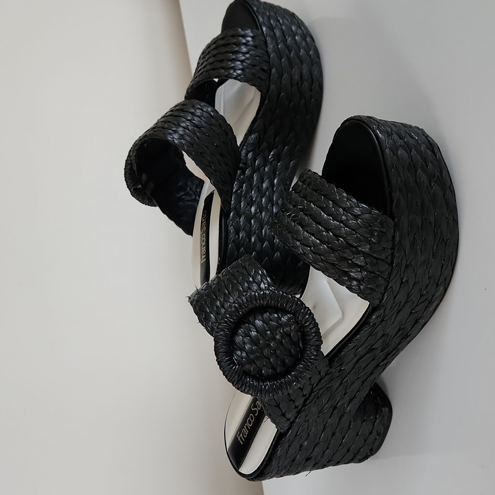 Franco Sarto Costa Woven Platform Sandals - Picture 3 of 10